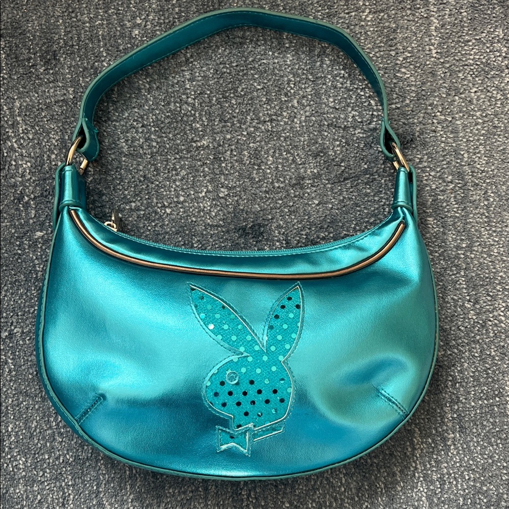 Metallic Blue Shoulder Bag

Playboy